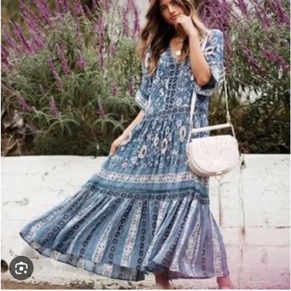 💙Spell & The Gypsy Zahara Gown size Small 💙 - Picture 2 of 15